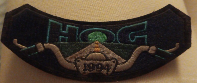 HARLEY DAVIDSON OWNERS GROUP HOG 1994 VEST JACKET PATCH