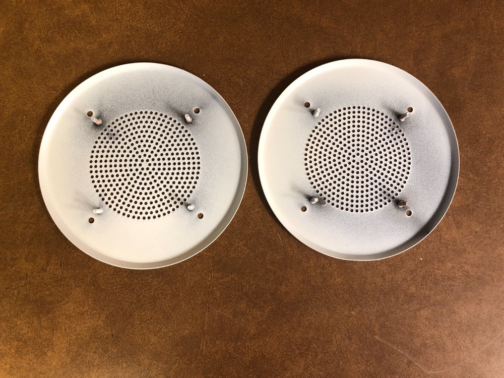(2) White Grille for 4" Speaker