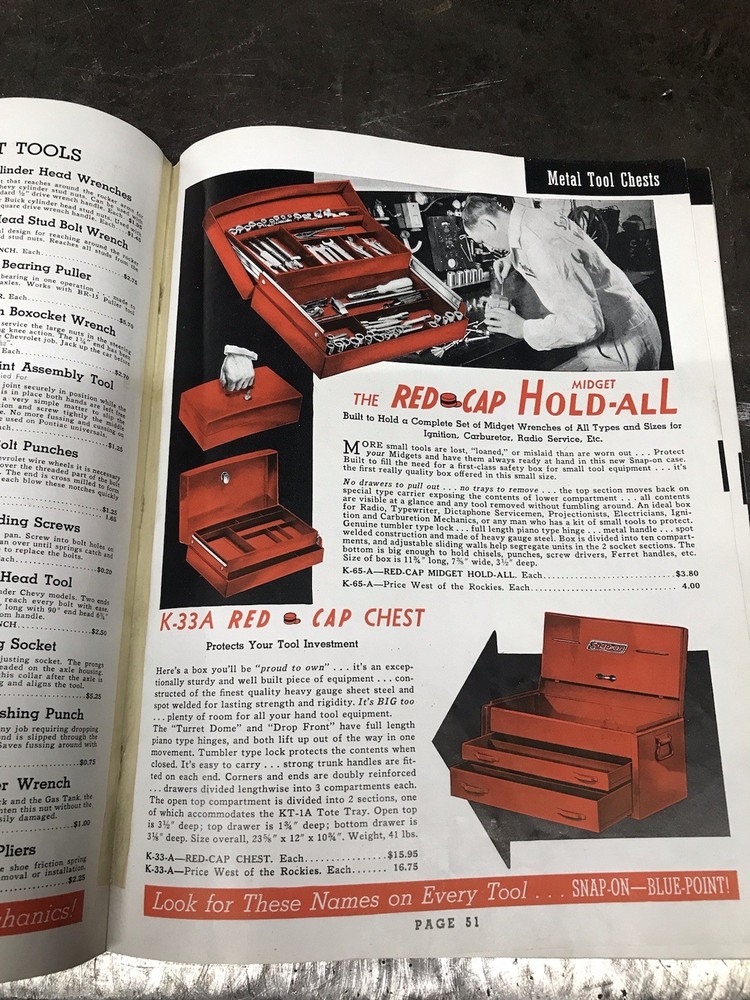 Snap-on 1939 Catalog