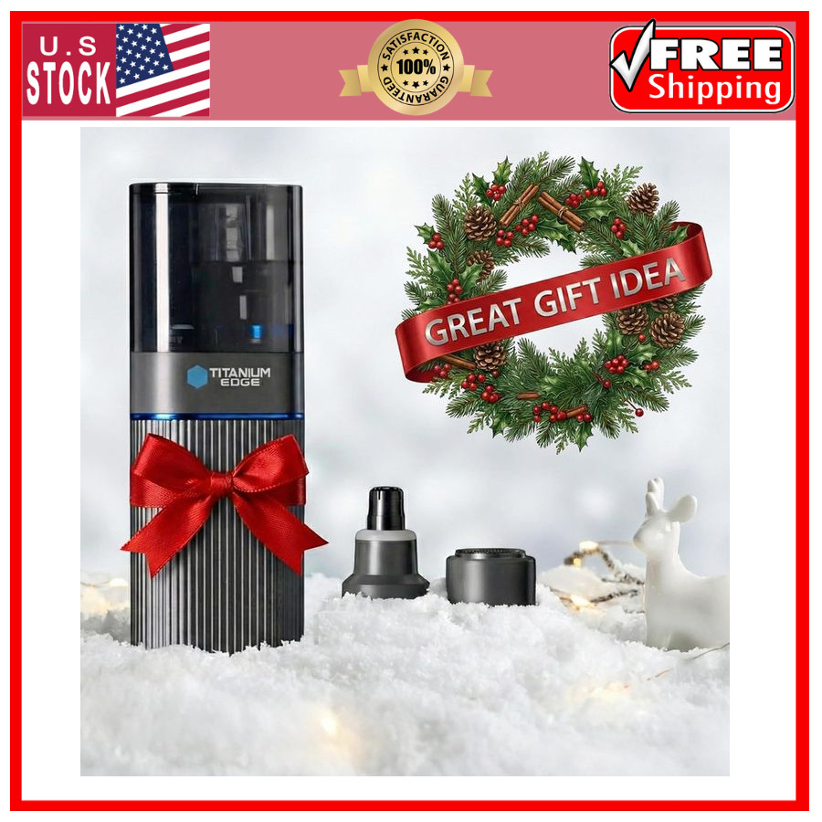 Professional Microtouch Titanium Edge Ear Nose Trimmer Precision Grooming Tool