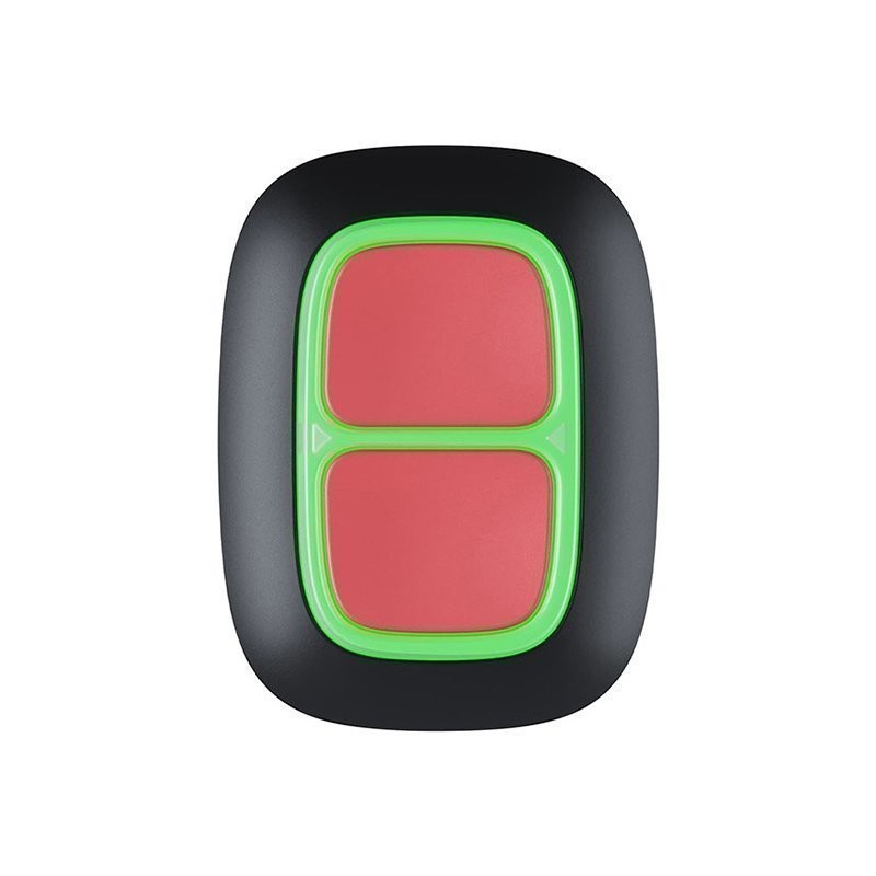 Ajax DoubleButton Wireless Panic Button, Black
