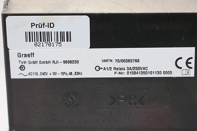 GRAEFF RJI-9696230 TEMPERATUR CONTROLLER