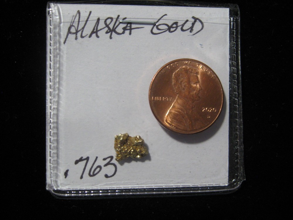 ALASKA GOLD NUGGET .763 GRAM