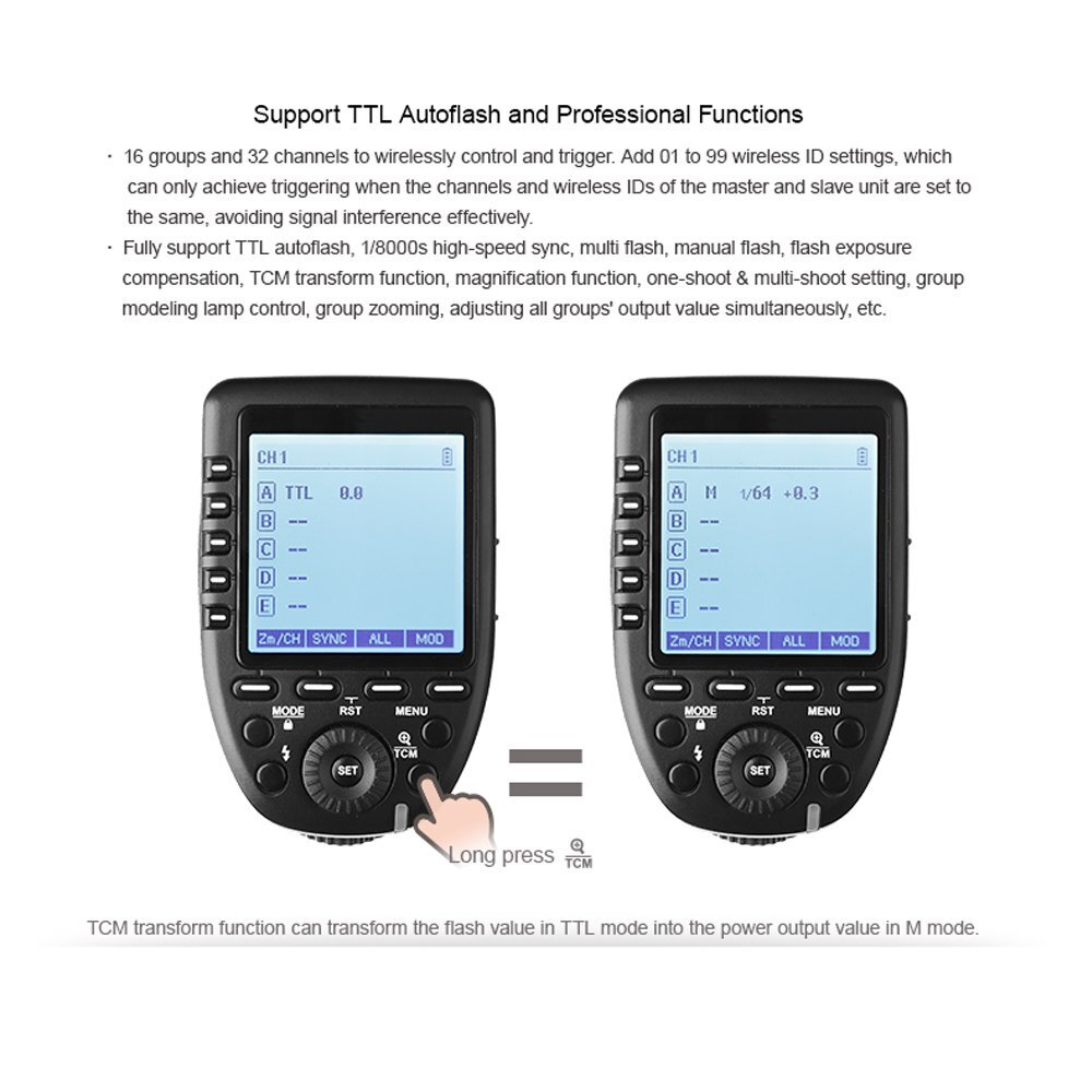 US Godox XPro-O TTL HSS Flash Transmitter Trigger For Olympus Panasonic Camera
