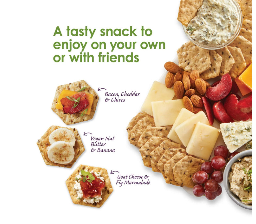 Crunchmaster 5 Seed Multi-Grain Crackers 10 oz, 2 Pack – Healthy Snack