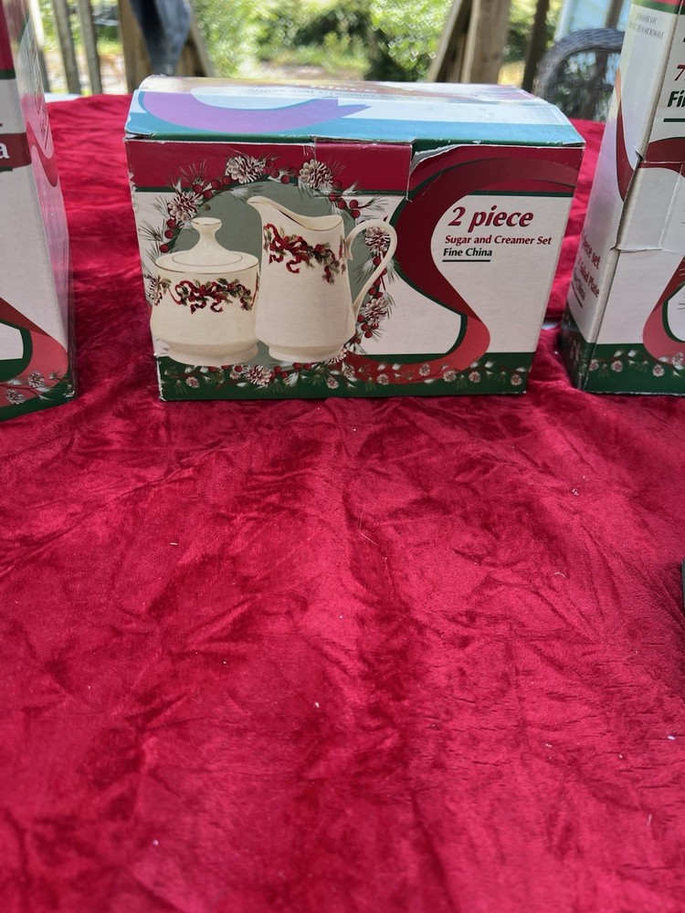 Fine China Christmas Set