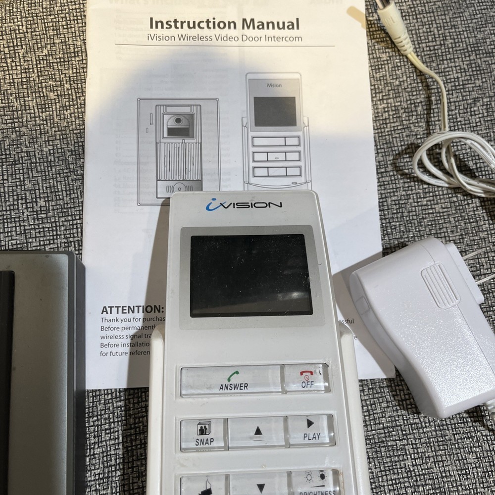 Optex iVision Wireless Video Door Intercom System with Camera