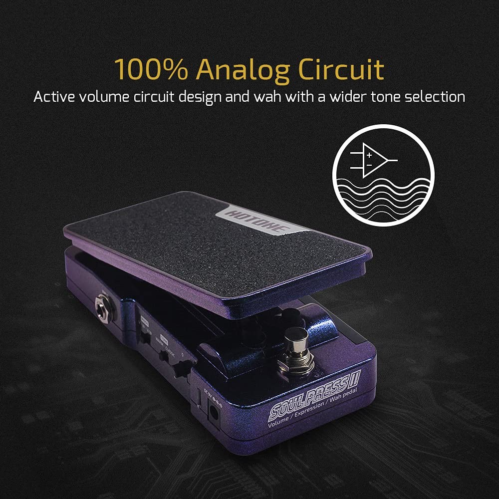 "4in1 Wah Volume Expression Guitar Effects Pedal with Switchable Options"