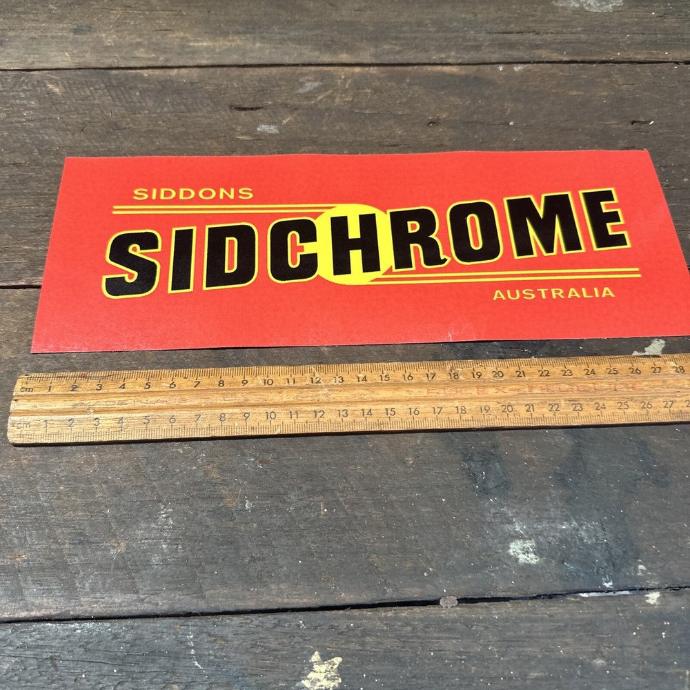 Siddons Sidchrome Decal New Size 2