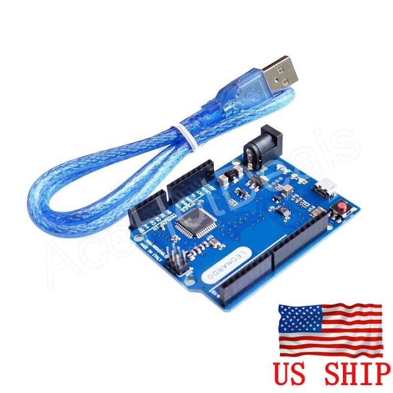 Leonardo R3 Pro Micro ATmega32U4 Board For Arduino Compatible IDE + USB cable