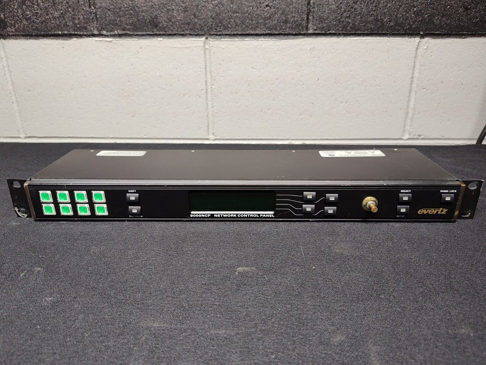 Evertz 9000NCP Network Control Panel*PARTS ONLY*