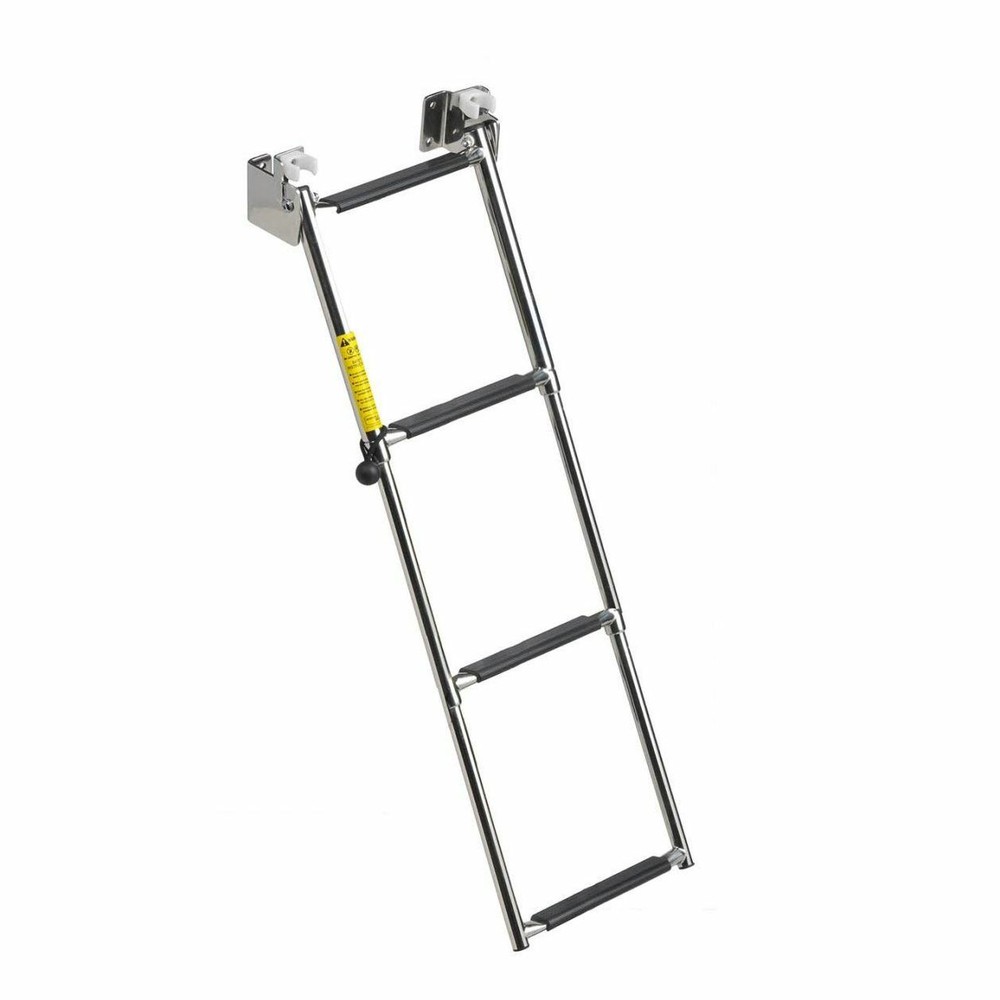 Garelick 19684:01 Telescoping Transom 4-Step Ladder Eez-In