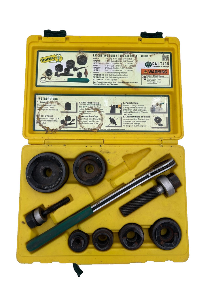 Dottie RPTK. Ratcheting Punch Tool Kit