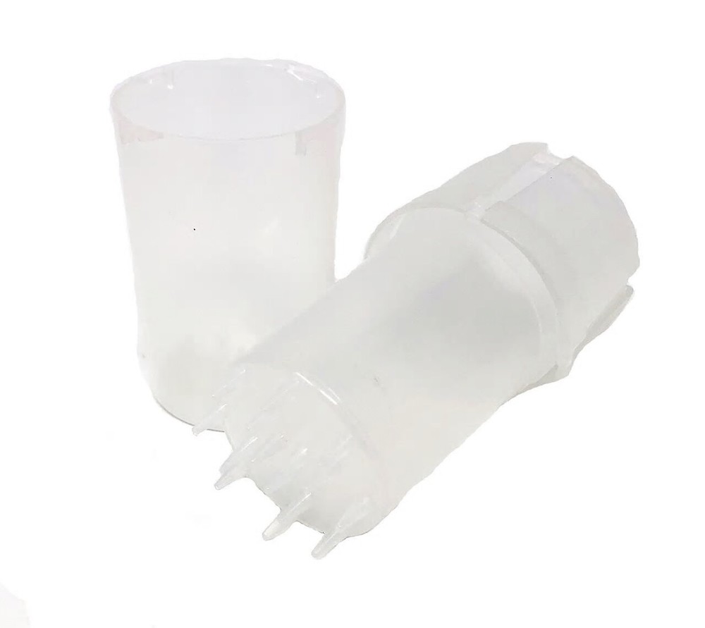 WHITE Container' w/ Built-In Herb Grinder