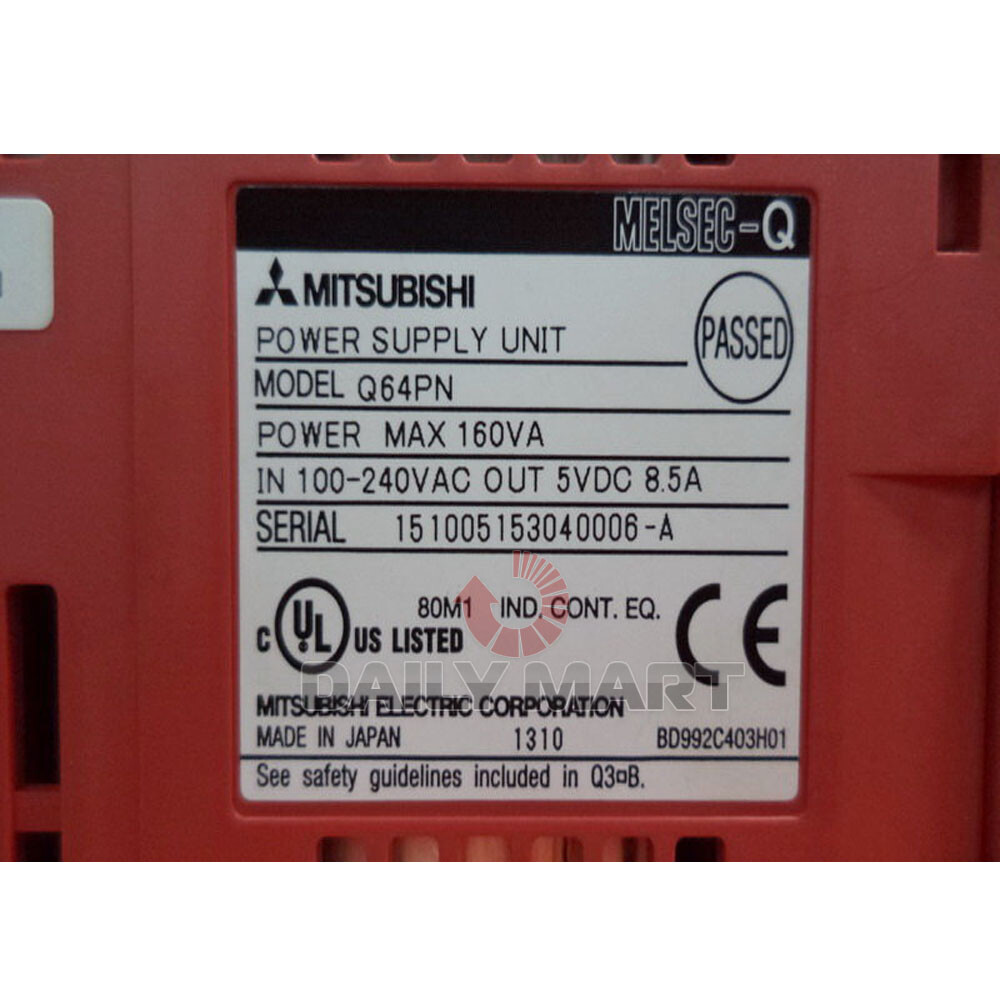 New In Box MITSUBISHI Q64PN Power Supply Module