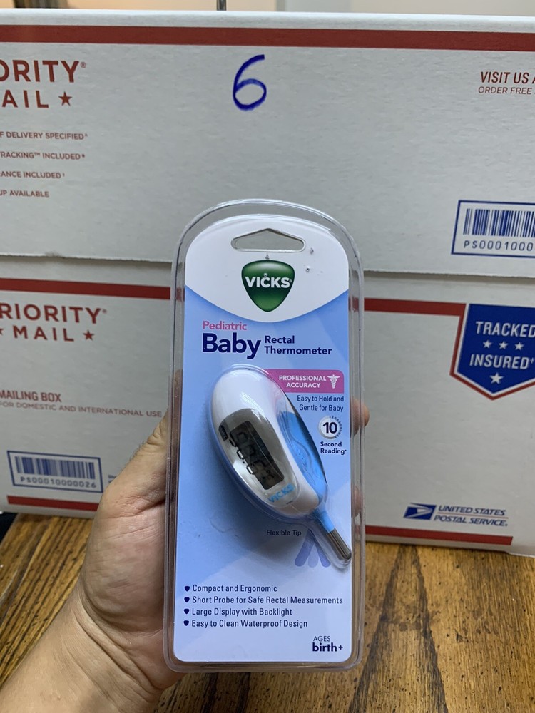 Vicks Pediatric Baby Rectal Thermometer