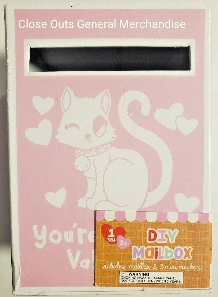 3 mailboxes (MIXED BOXES) - DIY Mailbox Kit with Stickers Sheets