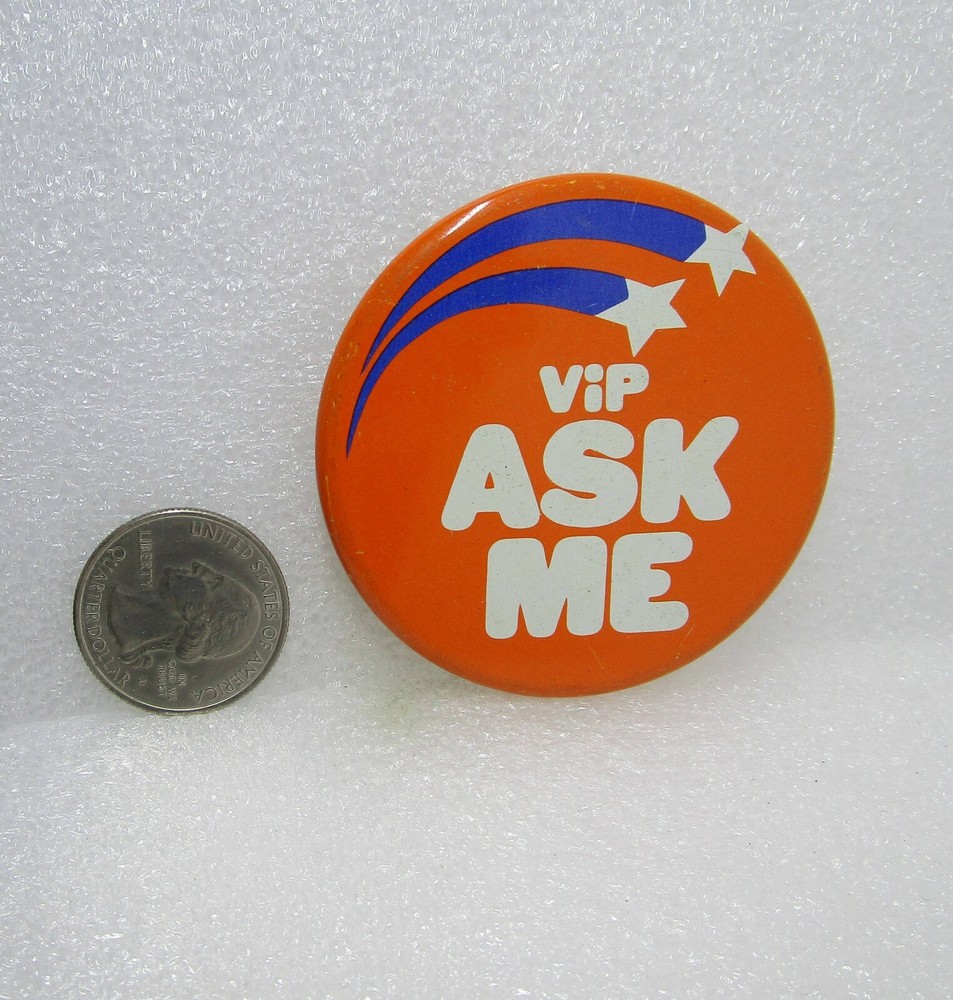 VIP Ask Me Button Pin