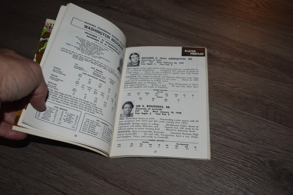 1971 Philadelphia Eagles Yearbook & Media Guide