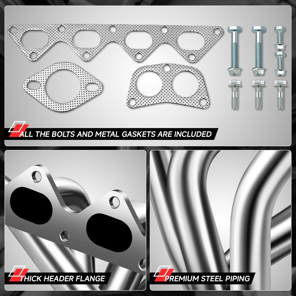 For 1990-1994 MIT Eclipse Eagle Talon 4G63 Non Turbo Exhaust Header Manifold
