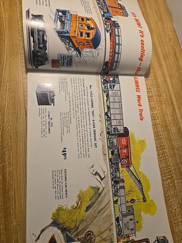 Lionel 1954 Original Catalog