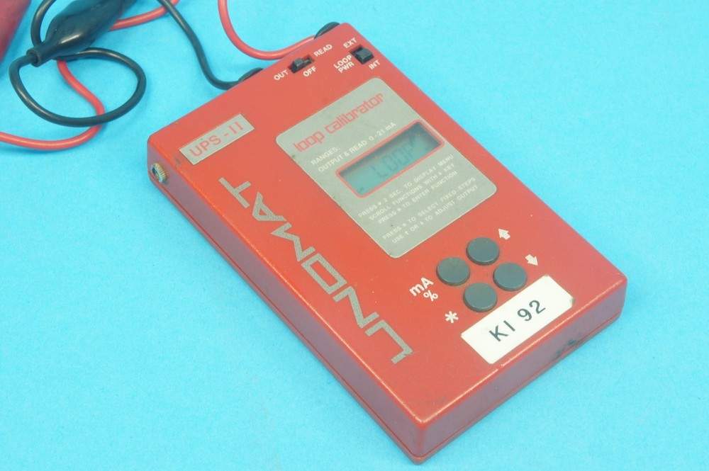 Pressure UPS-II UNOMAT loop calibrator, output & read 0-21 mA