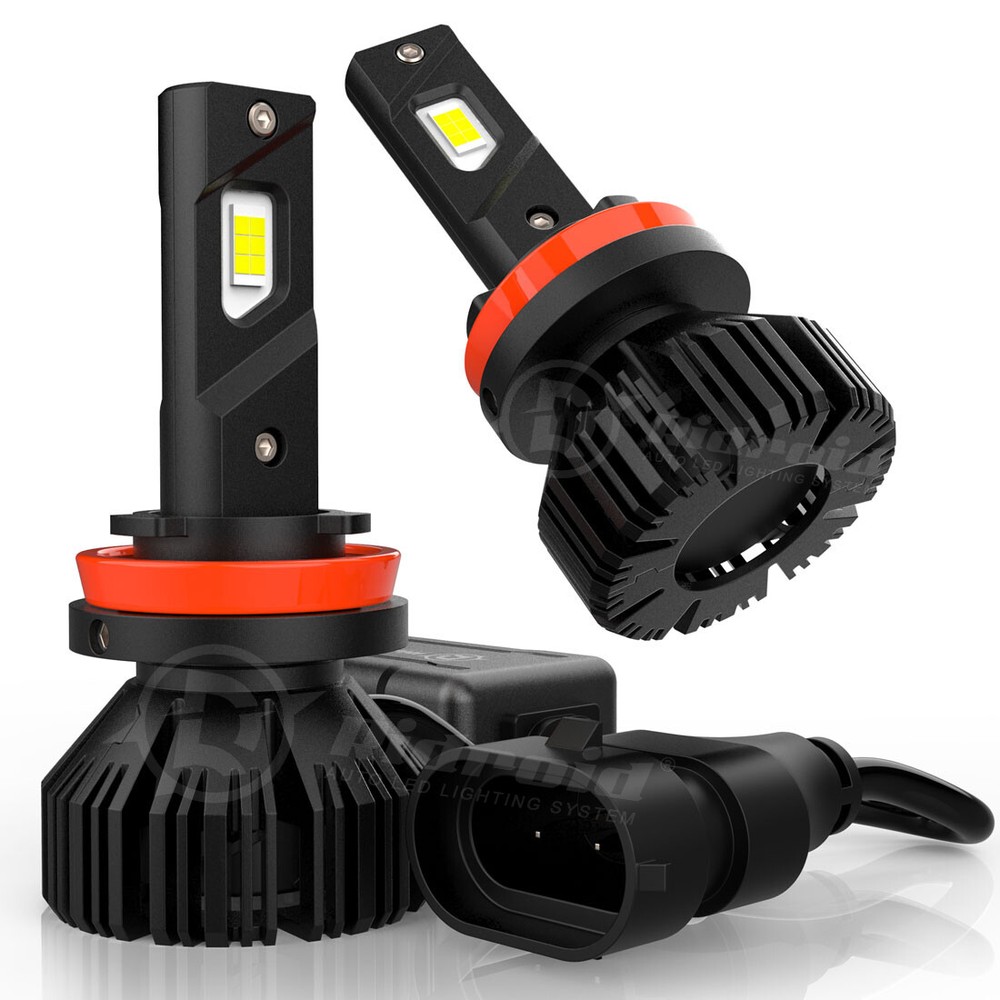 RIDROID LED Headlight Bulbs Conversion Kit 9005 H11 High Low Beam with canbus