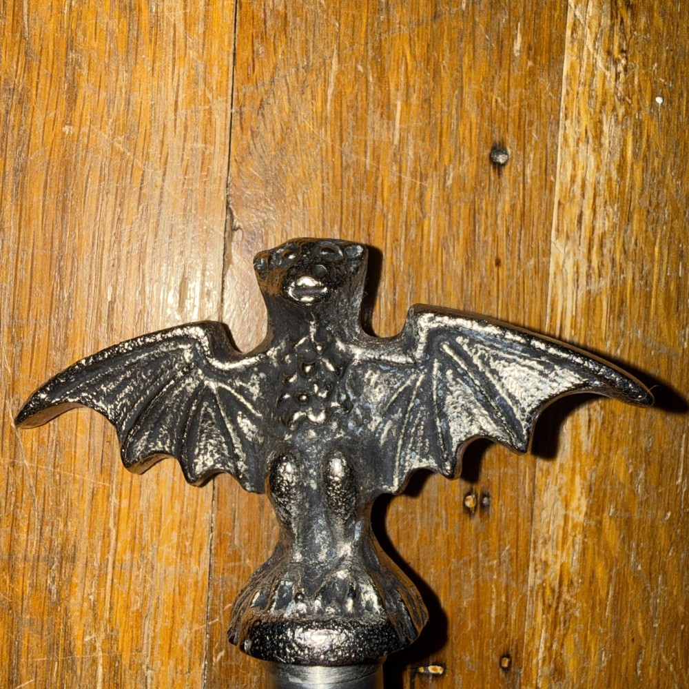 Gothic Bat Barware Set: Stainless Steel Ice Scoop