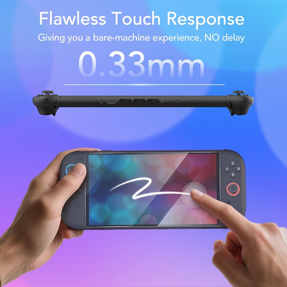 4 Pack Tempered Glass Screen Protector for 4 *Switch 2, Transparent