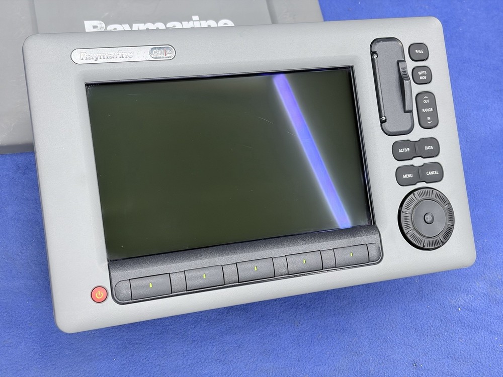 Raymarine C90w Widescreen GPS Chartplotter Multifunction Display; Fully Tested