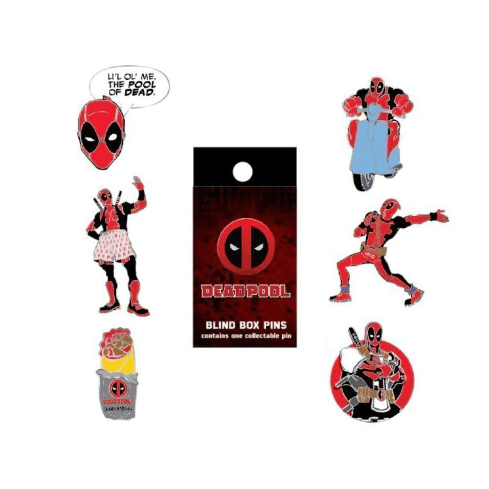 1 PIN Loungefly Marvel Deadpool Blind Box Enamel Pin