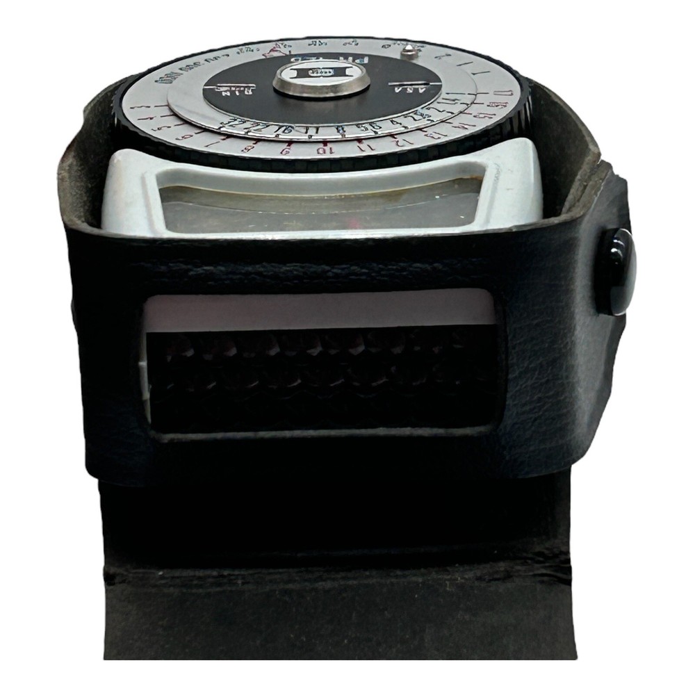 Vintage Hanimex Model PR 125 Handheld Light Meter with Case