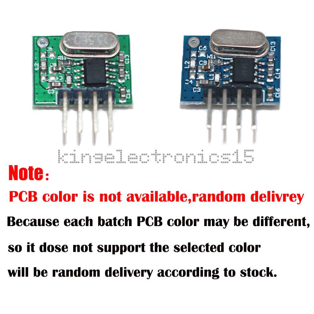 1PCS 433Mhz Superheterodyne RF Receiver and Transmitter Module For arduino