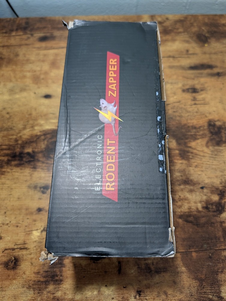 Electronic Rodent Zapper Trap + 4 Snap Traps TESTED Working