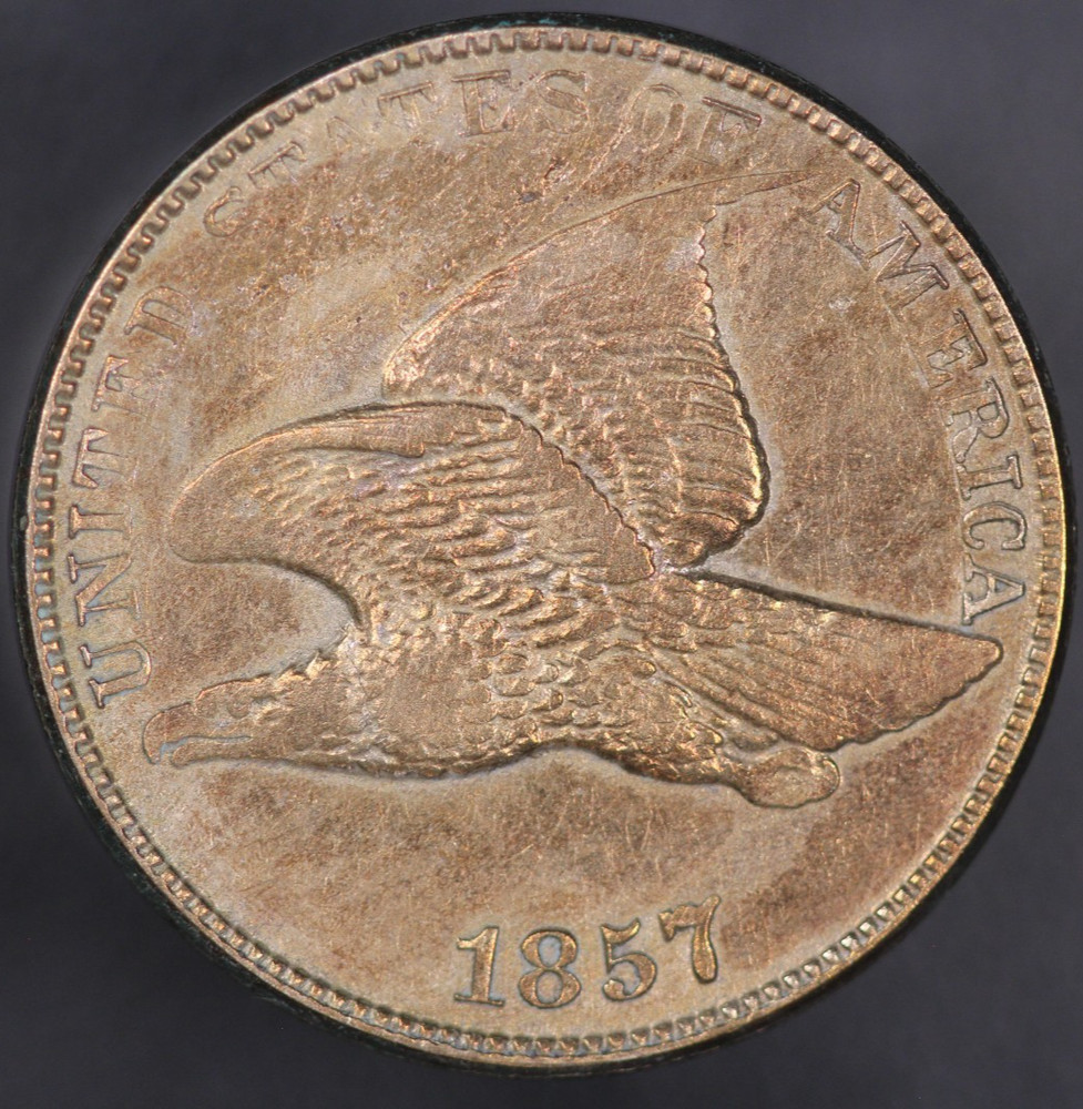 1857 FLYING EAGLE FROM AN OLD COLLECTION -LOT 9727