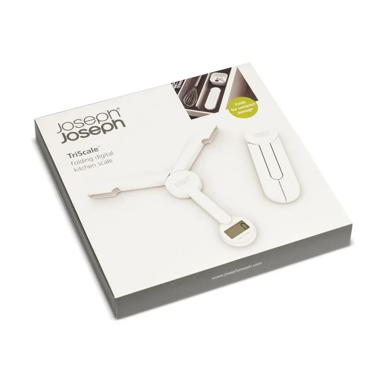 Joseph Joseph Tri Scale-White 40071 Folding Digital Kitchen New