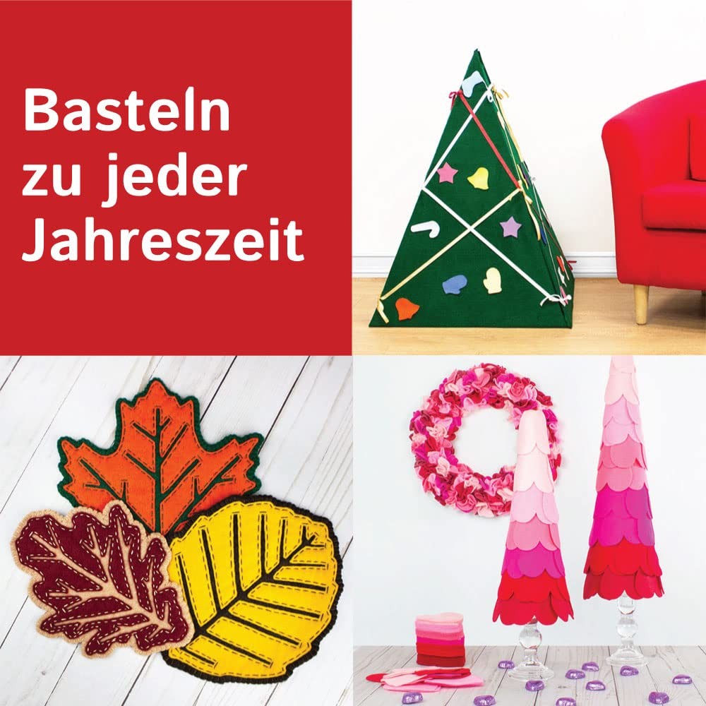 9" x 12" Acrylic Craft Felt Sheets, Light Pink