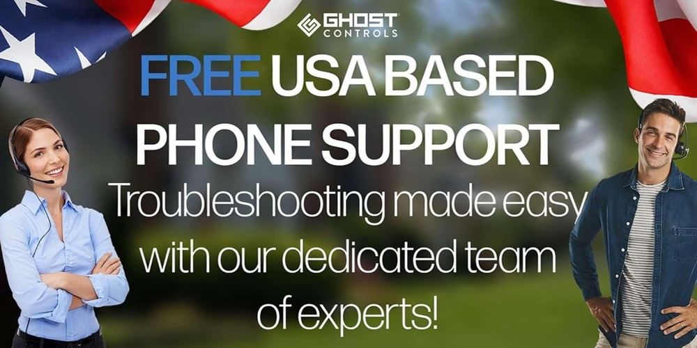 Ghost Controls Compatible 3-Button Gate Remote - Battery Status & Partymode