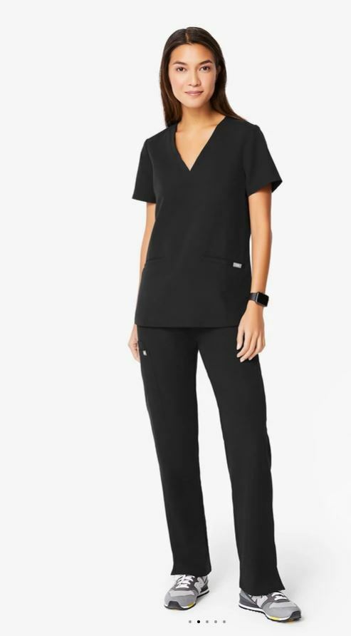 Figs Scrub Set Medium Catarina Medium Kade Cargo Medium Tall Black