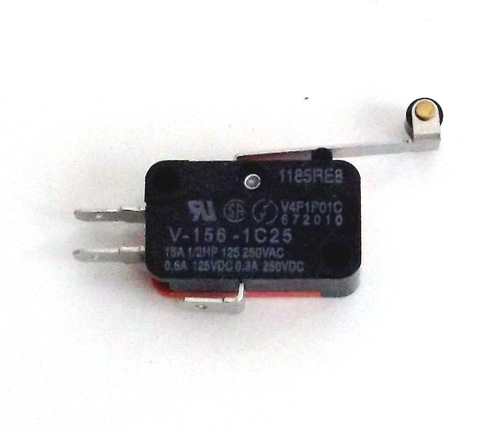 Door Control Switch for Cabinet, Locker, Compartment Lights with Nylon Roller