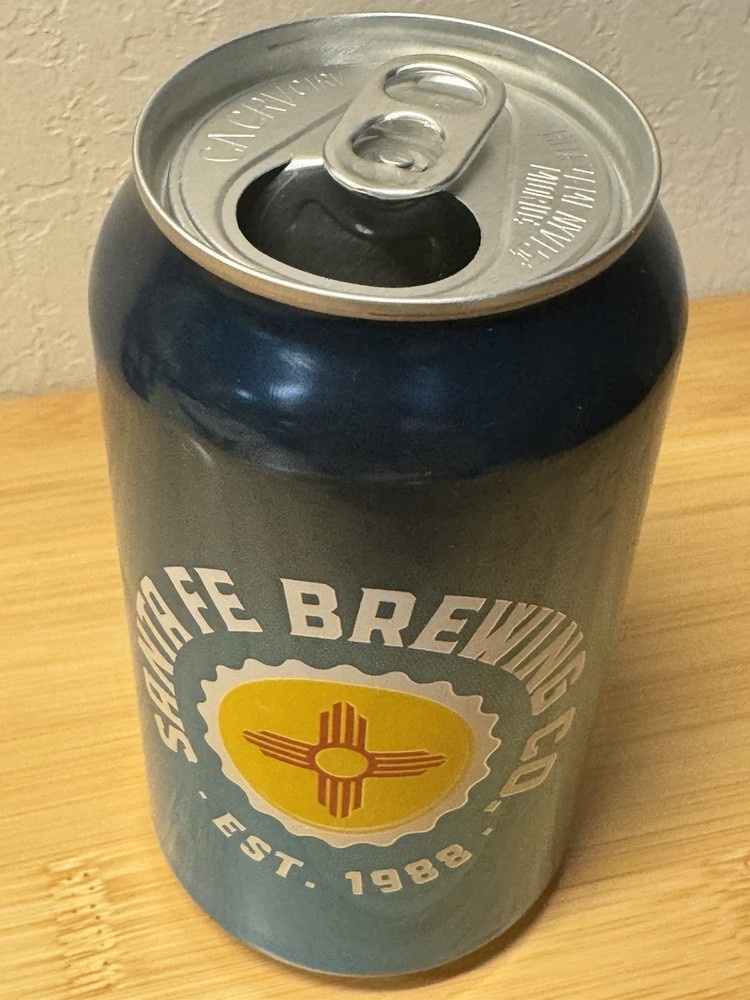 Santa Fe Brewing Co 7K IPA - Empty Beer Can Top Opened