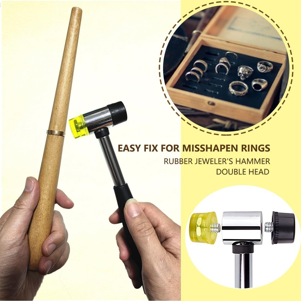 Ring Sizer Measuring Tool Kit Mandrel Sizing Finger COLORFUL