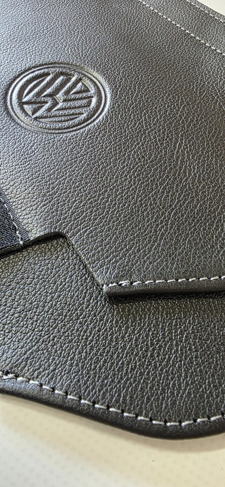T5 & T5.1 Leather Inner Door Pull Handle Cover with GREY stitch.
