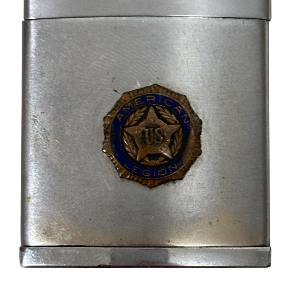 Vintage US American Legion Ronson Silver Lighter