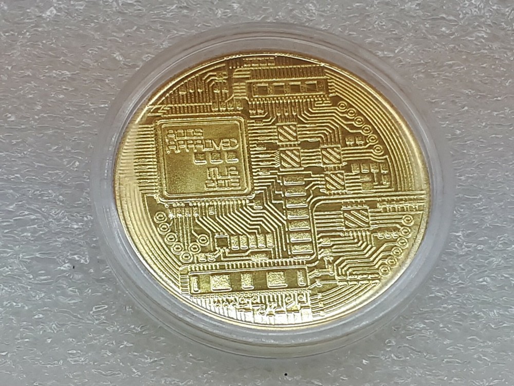 Bitcoin Commemorative Gold Plated
