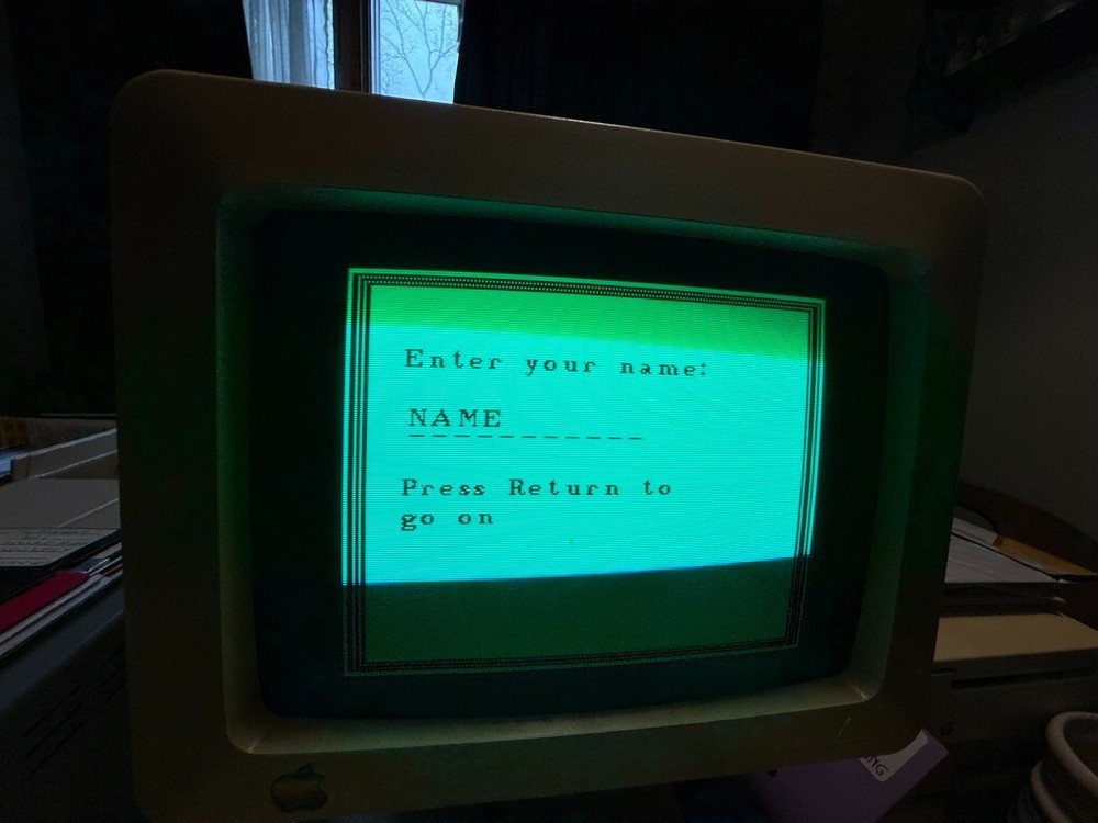 Apple 5.25 Software - STICKYBEAR WORD PROBLEMS - tested to work on Apple 2c