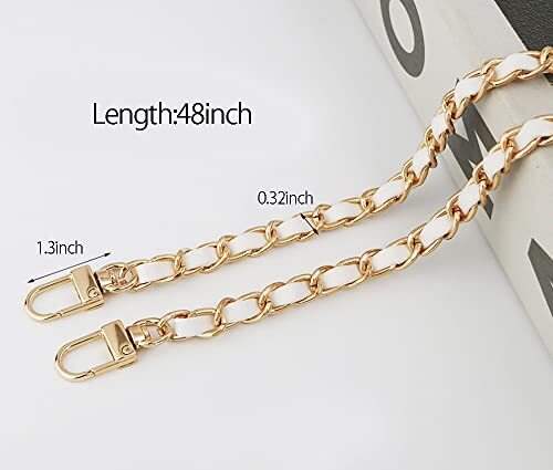 123Arts Chain Strap Iron Replacement Strap Handbag Shoulder Bag Strap Bag