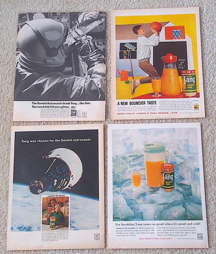 Tang Advertisements Lot of 4