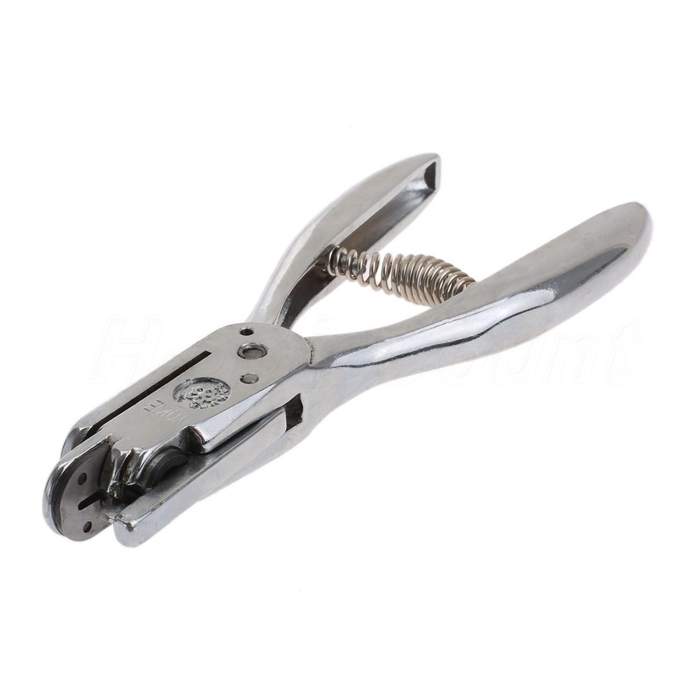 HD-1013 2in1 Punch Pliers Notches & Pattern Hole Puncher Leather Sewing Tool