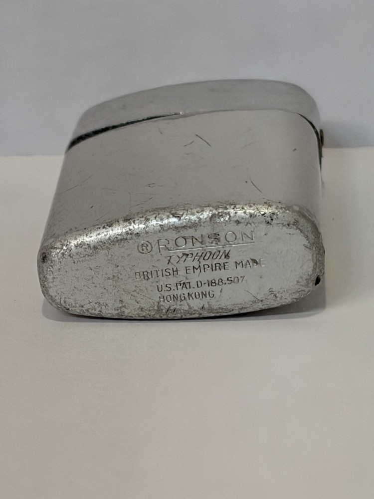 Vintage Ronson Lighter-“TYPHOON”-Model “Whirlwind” Box-Ronson Use Booklet-